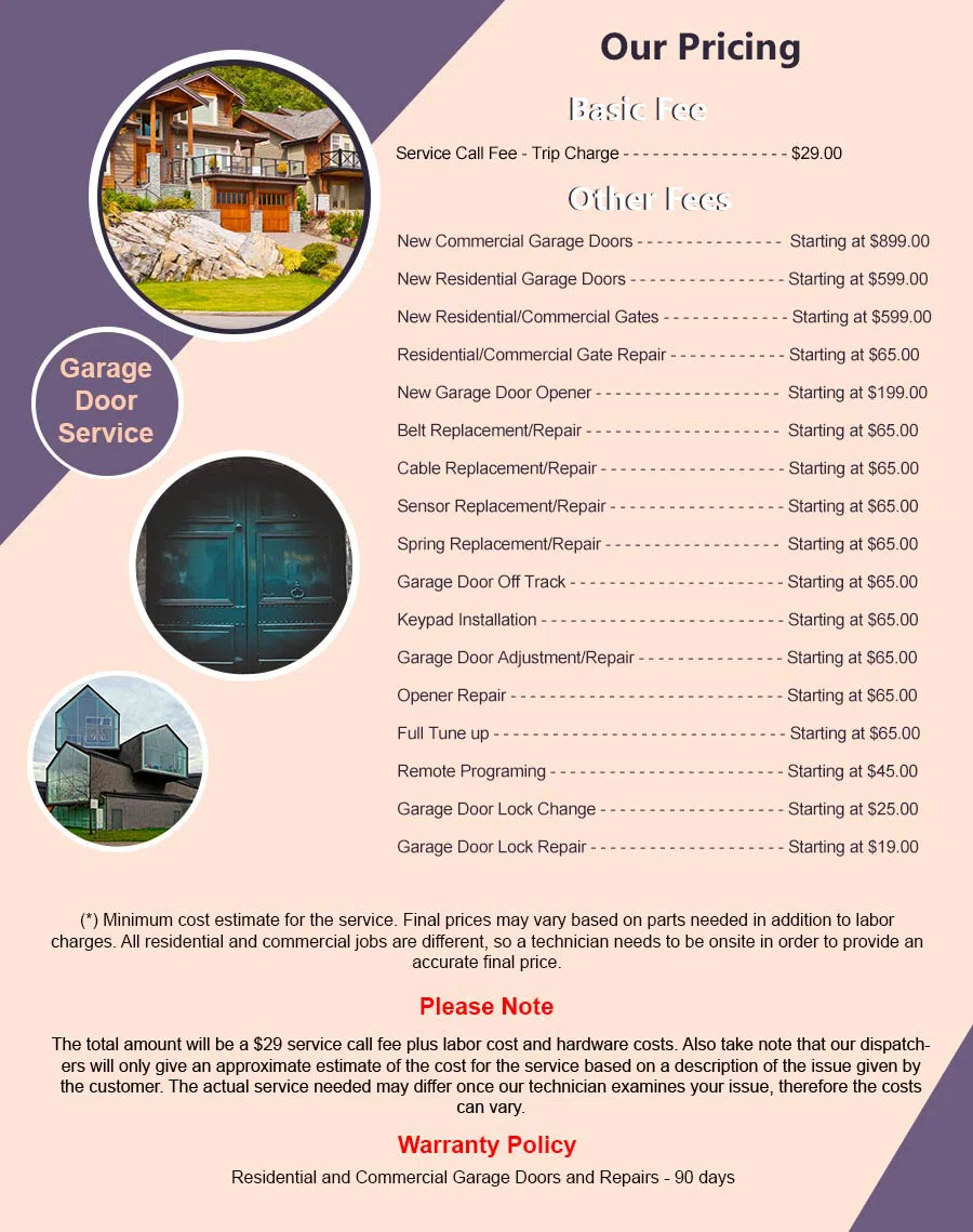 Community Garage Door Service Indianapolis, IN 317-574-4182